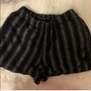 Striped brandy Melville shorts